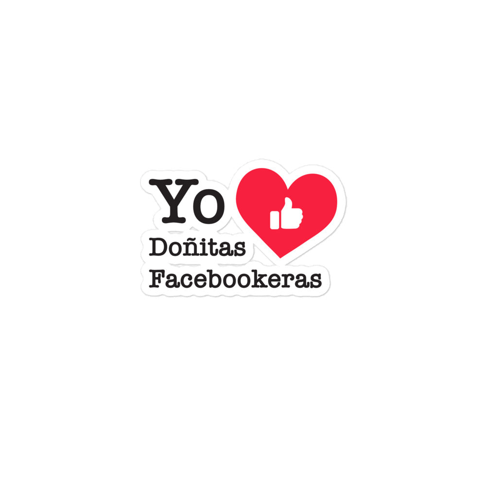 Yo ❤️ Doñitas Facebookeras - Sticker